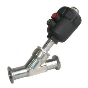 J611F Hexagon Head Piston Operated Pneumatic Stainless Steel Angle Seat Valve