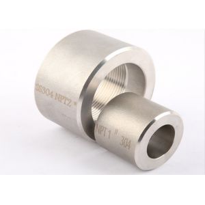 304 Threaded NPT Stainless Socket Weld Fittings / Tee Socket Weld