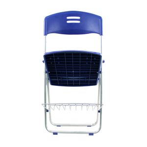 450*520*810mm Foldable Training Room Chairs With Book Net