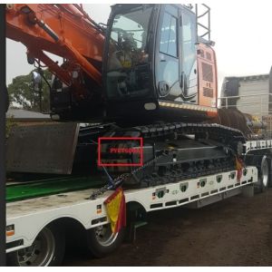 Chain - On Rubber Track Shoes / Excavator Track Pads PYCT600A Black Color