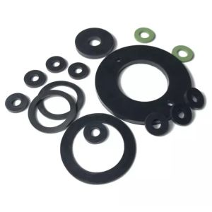 Tetrafluoroethylene Compound Rubber Neoprene Flange Gasket For Equipment