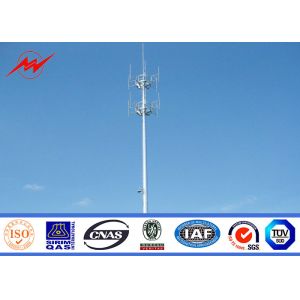 China Octagonal 90FT Outdoor Monopole Cell Tower Communication Distribution on sale
