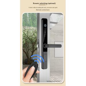 Biometric Aluminium Front Door Locks Bluetooth Automatic Electronic Door Lock