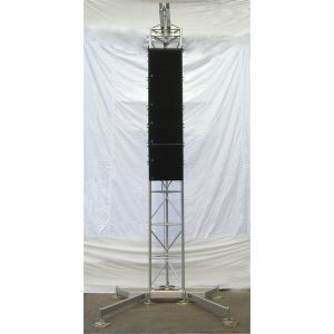 Line Array Speaker Upright Truss / Customized Heavy Duty Truss 520x1000 mm