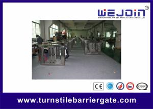 Cheap Electric Flap Barrier Gate With IR Sensor / Access Control Card Swipe Flap Turnstile for sale