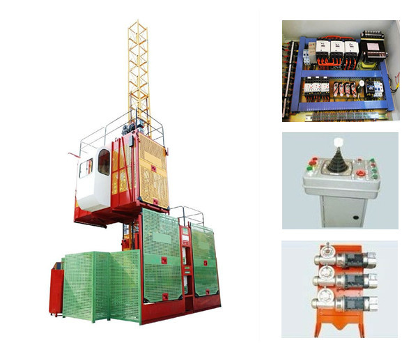 Quality Small Noise Construction Hoist Elevator Installed And Dismounted Conveniently wholesale