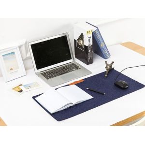 Ergonomic Thick Felt Mouse Pad , Large Size Soft Felt Keyboard Mat