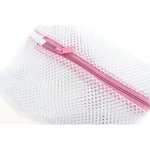 Durable White Net Laundry Washing Bag Polyester Laundry Mesh Wash Bag