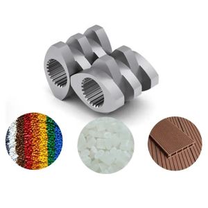 Cheap W6mo5cr4V2 Screw Segment And Barrel Wear Resistance For Parallel Twin Extruder Mixing Cylinder Element for sale
