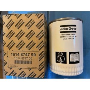 China Atlas 1614874799 Air Compressor Spare Parts Oil Filter Solution For Construction Works on sale