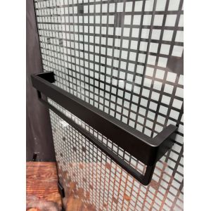 Customizable Shower Enclosure With Matt Black Profile And Printing Glass For