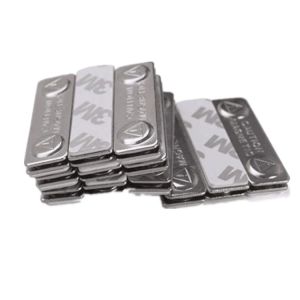 Cheap Decoiling Processing Service Custom Blank Magnet Badge 3M Base with Stronger Magnetic for sale