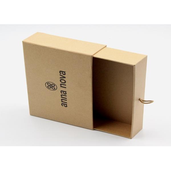 single kraft paper box for gift packaging