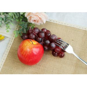 Waterproof Lamination Natural Jute Placemat With Lace Edge And Back Side