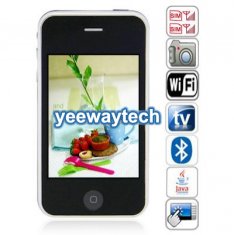 HiPhone A6L Quad Band Dual Cards WiFi Color TV Bluetooth Java 3.2 - inch Touch