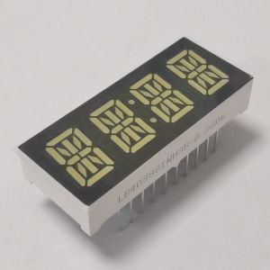 Custom Ultra White 4 Digit 10.2mm 14 Segment LED Display common anode for home