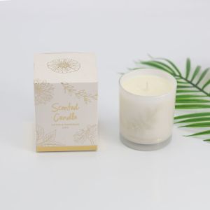 Screen Printing Home Scents Candles With Gold Stamping Folding Box