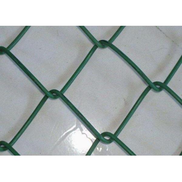 Iron 1.5m 4 Ft Green Chain Link Fence Galvanized Pvc Coated Vinyl Coated