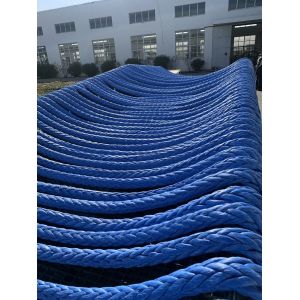 12 Strand UHMWPE Marine Tow Rope 48mm-120mm Floating Synthetic Fiber