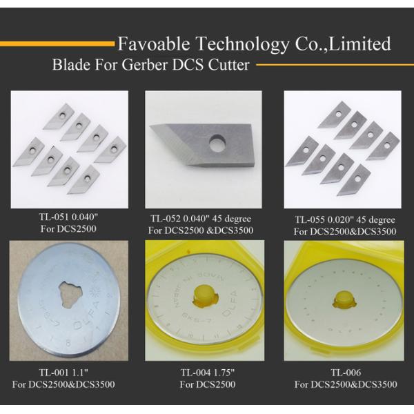 TL - 001 Cutter Knife Blades pivex 55 Deg Suitable For Gerber Cutter Taurus