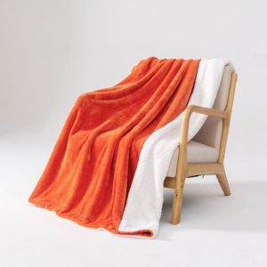 Lightweight Navy Flannel Fleece Bed Spread Blanket Cozy Plush Microfiber