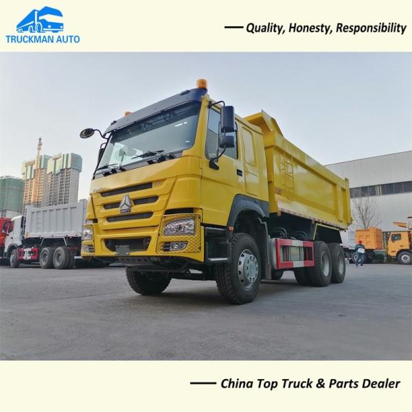 Quality 20m3 SINOTRUK HOWO 30 Tons Tipper Truck For Guine wholesale