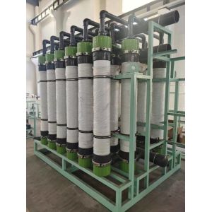 Cheap UF 1000L/H Hollow Fiber Nanofiltration 0.12MPA Uf Membrane System For Ground Water for sale