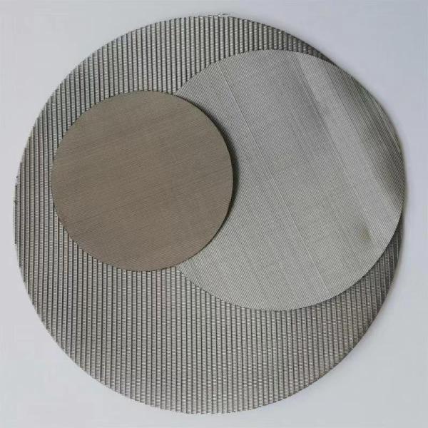 Covered Edge Stainless Steel Filter Mesh Fuel Supply Equipment Filter Discs