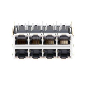 Belfuse 0879-2C4R-54 Compatible LINK-PP LPJG47038A4NL 10/100/1000 Base-T 8p8c