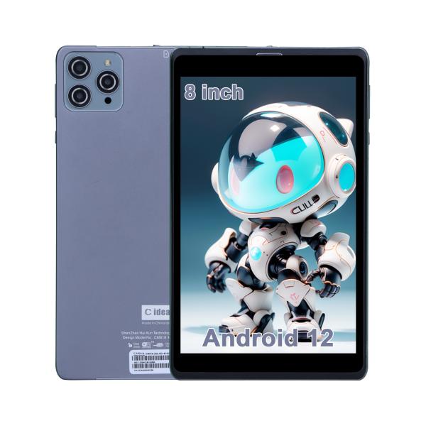 C idea Android Tablet PC Dual Camera 8 Inch 1280x800 IPS HD Display Android 12