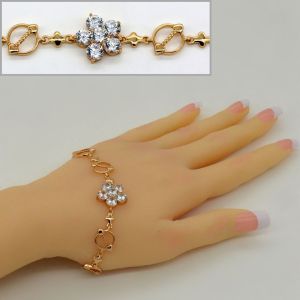 Classic 18K Gold Plated Cubic zirconia Bracelet & bangles factory wholesale high