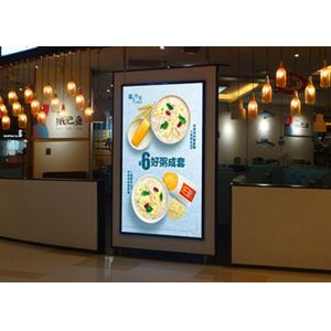 Single Side Ultra Thin Light Up Letter Box For Indoor Frame Advertising