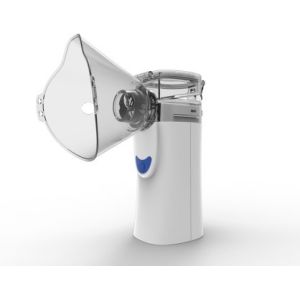 White Ultrasonic Steam Inhaler Portable Mesh Nebulizer for Adults and Kids Max.