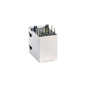 Ethernet RJ45 Dual Connector / Cat5 Rj45 Jack 8 Ports 2X1 TM59B821T2X11