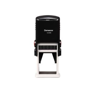 Denasow Square 30x30 mm Black Automatic Stamp /Self-inking Stamper/engrave laser