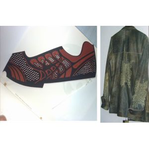 High Speed CO2 Galvo Laser Machine Engraving Leather Maintenance Free