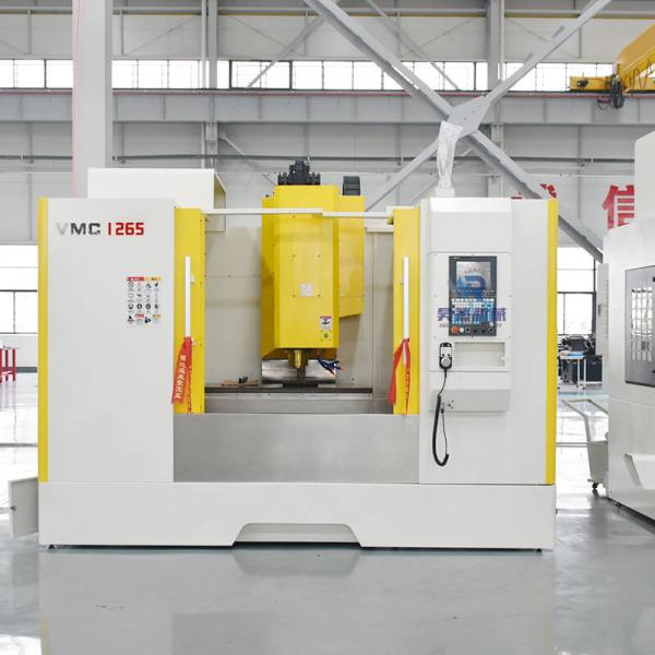 Quality High Productivity New Vertical 4 Axis VMC Machine VMC1265 Knd Controller wholesale