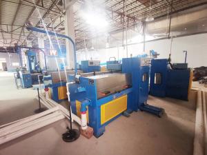 Cheap Lubrication Type Fine Wire Drawing Machine With Man Machine Interface for sale