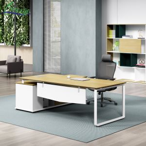 Space Office Workstation of Open 2 Shelves for Customizable and Versatile