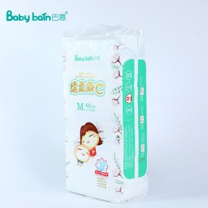 Non Woven Fabrics Disposable Soft Baby Diapers Colorful Design