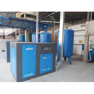 Oilless Silent Lubricated Rotary Screw Air Compressor 7.5hp - 500hp