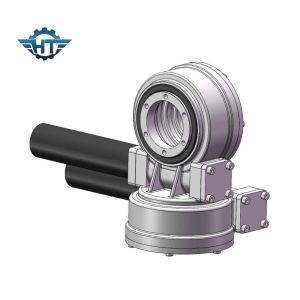 Hydraulic Slew Drive With Precision Tracking And Self Locking Gear