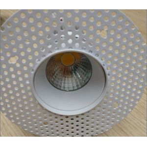 White IP54 10 W Hidden Trim Round Led Downlight For Hotel / Store