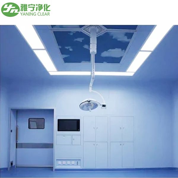 Steel Structure Modular Operating Room with Customized Design ISO 7 Clean Room for Quick Install Hospital Use
