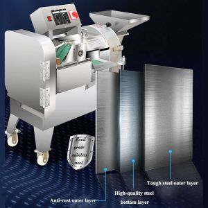 50Hz Cabbage Cutting Machine Cabbage Slicer Machine For Spinach