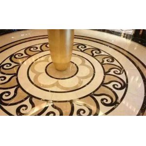 Marble Stone Polished of the Waterjet Patterns Flooring Tiles,Waterjet Tile