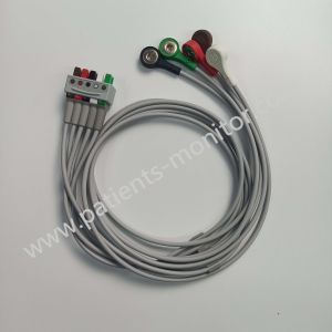 GE CareFusion Multi-Link ECG Leadwire REF 411200-001 Replaceable Set 5-lead Snap