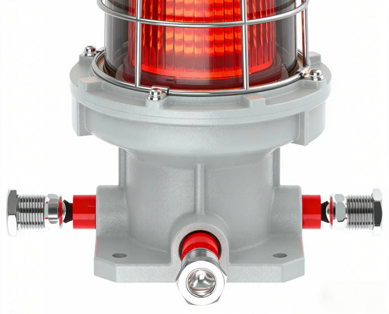 Explosion Proof Aviation LED Obstruction Light IP66 For Warehouse