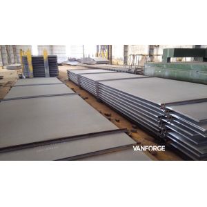 P500Q Flat Quenched And Tempered Steel Plate Plain Surface Excellent Weldability