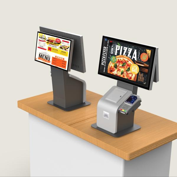 24 Inch Touch Screen Self Service Ordering Kiosk Payment For Supermarket